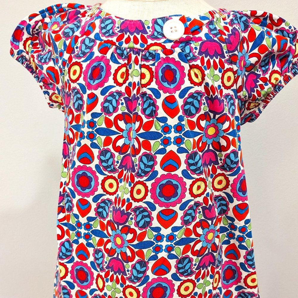 Hanna Andersson floral dress, size 100cm (US size 4)
